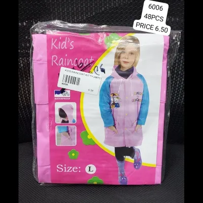 Kids Raincoat Kitty (48 PCS) wholesale