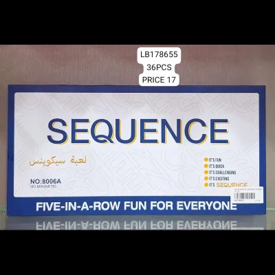 Sequences Board Game (36 PCS) wholesale